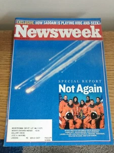 NEWSWEEK FEBRUARY 10, 2003-NOT AGAIN. WE LOST THE COLUMBIA - Picture 1 of 8