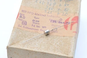 2x Silizium-Gleichrichter-Diode von VEB Typ SY205 im Metallgehäuse / 500 V / NOS - Picture 1 of 4