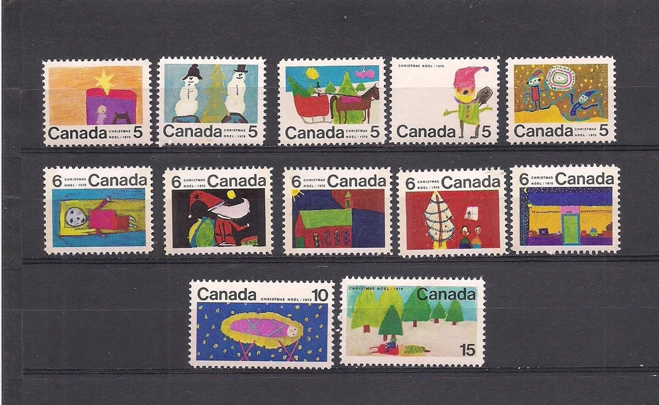 Canada 1970 christmas set 519-530 MNH - Image 1 of 1