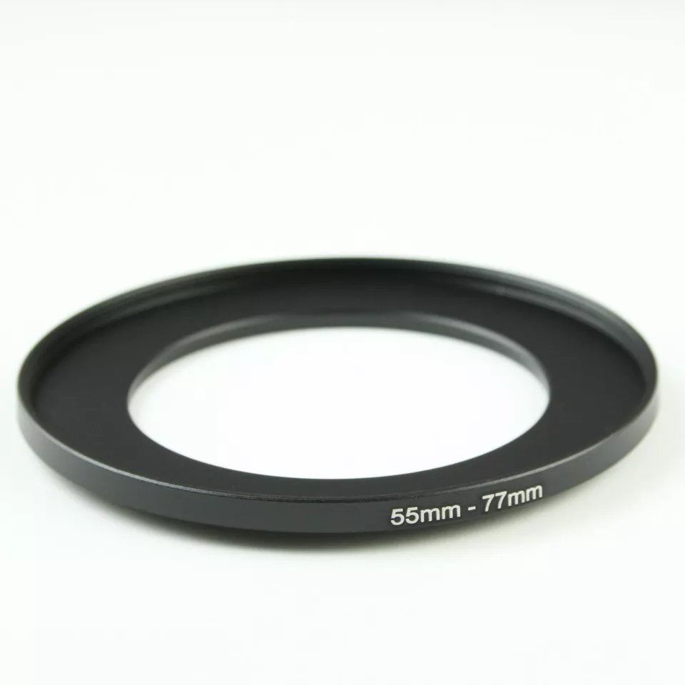 Step-Up Ring - 55mm to 77mm - For Filters Lens Hoods & More - 55-77mm - Image 1 of 1