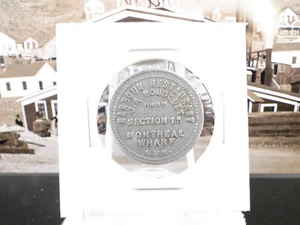 Montreal Wharf, Quebec Kanada Hafen Restaurant Flasche Gebühr 5 ¢ Medaille SP3633 - Bild 1 von 4