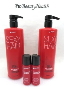 BIG SEXY HAIR Big Volumizing Shampoo & Conditioner 25 oz  & travel size 1.7 oz - Picture 1 of 2