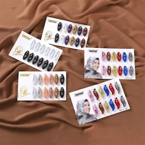 12 pz spilla hijab musulmana plastica sciarpa islamica donna spille sari spille di sicurezza clip - Foto 1 di 22