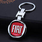 Fiat Double Sided Metal Alloy Key Ring