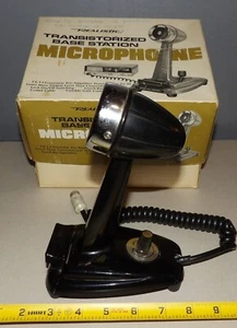 Realistic Transistorized Base Station Microphone No. 21-1170 w/Box - Japan - Zdjęcie 1 z 10