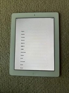 Apple iPad 2a generazione A1395 16 GB 9,7" Wi-Fi bianco testato e funzionante ripristino di fabbrica - Foto 1 di 2