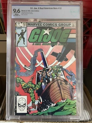G.I. JOE A REAL AMERICAN HERO #12 CBCS 9.6 NM+ WHITE PAGES MARVEL COMICS 1983 - Image 1 of 4