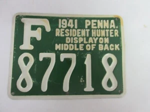 LÁPIZ VINTAGE. LICENCIA DE CAZA DE ESTAÑO 1941 COLECCIONABLE G-634 - Imagen 1 de 2