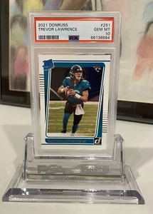 Trevor Lawrence 2021 Donruss bewertet Rookie #251 Jaguars RC PSA 10 - Bild 1 von 1