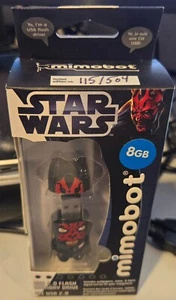 Star Wars 8GB mimobot USB 2.0 Flash DARTH MAUL HOODED LIMITED EDITION #115/504 - Afbeelding 1 van 7