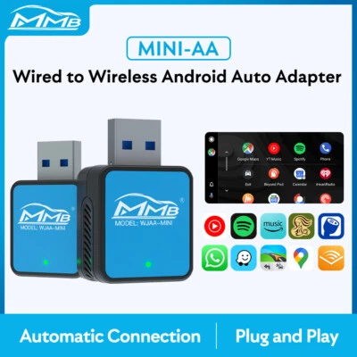 MMB Android Auto Adapter for OEM Wired Android Car Convert to Wireless Android Auto