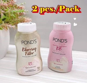 Pair Powder Pond's Face Translucent BB Nude Natural Compact Matching Magic Mini - Picture 1 of 12