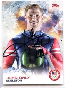 John Daly Firmado Autografiado 2014 Topps Juegos Olímpicos de Invierno AUTO #20 SOCHI - Imagen 1 de 1