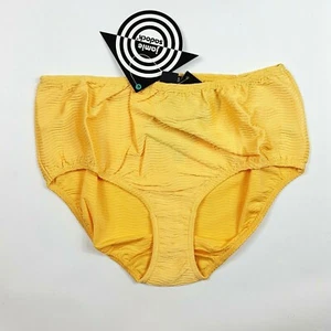 Jamie Sadock Women's M Yellow Nylon Stretch High Rise Briefs Panties Underwear - Picture 1 of 6