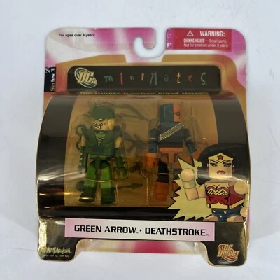 DC Minimates GREEN ARROW • Figuras Deathstroke, Série 3, Art Asylum 2006 - Imagem 1 de 4
