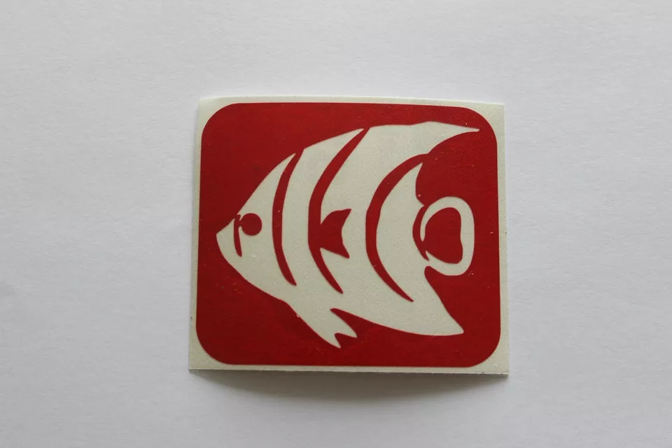 Tropical Fish Glitter Tattoo Stencil Pack - Image 1 of 1