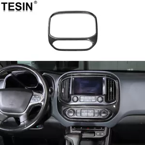 Carbon Fiber Navigation Screen Panel Trim Frame for Chevrolet Colorado GMC 15-22 - Bild 1 von 10