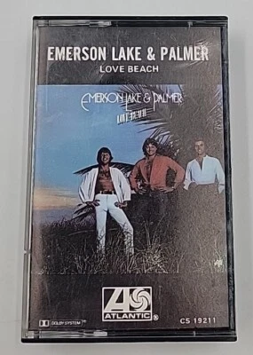 Emerson Lake & Palmer: Love Beach (Cassette Tape 1978) Atlantic Records VG  - Image 1 of 4