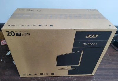 NOS 19" Acer B206HQL B6 Series 1920x1080 FullHD DVI VGA LED LCD Monitor - Image 1 of 4