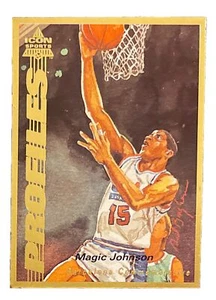 Magic Johnson 1992-93 Icon Sports Profiles #3 USA Gold Parallel - Bild 1 von 3