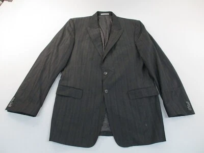 Chaqueta Blazer Versace Collection Para Hombre 54 EU Larga Marrón Lana Preppy Foto 1 de 4