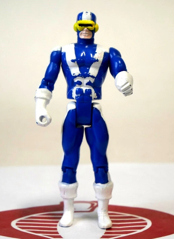 Uncanny X-Men Series 1 Action Figure Cyclops 1991 5" Marvel WEAR Toy Biz  - Image 1 of 1