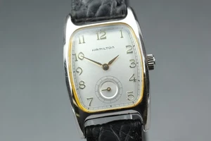 【Exc+5】Hamilton Boulton 6265 Silver Dial Small Second Women's Watch From... - Picture 1 of 10