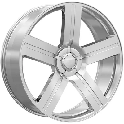OE Performance 147C 24x10 6x5.5" +31mm Chrome Wheel Rim 24" Inch Foto 1 de 4