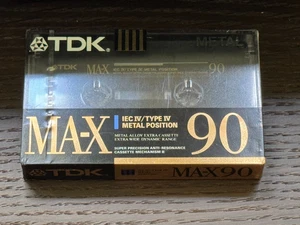 TDK MA-X 90 Minute Blank Cassette Tape - Picture 1 of 2