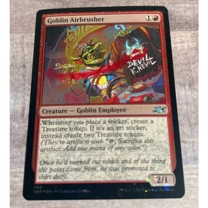Goblin Airbrusher (Galaxy Foil) #394 (NM) Unfinity UNF Magic MTG - Imagen 1 de 2