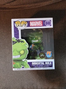NEW Funko Pop Immortal Hulk 840 Marvel Glow in the Dark Chase PX Exclusive - Picture 1 of 5
