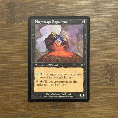 Nightscape Apprentice NM Invasion 2000 Magic: the Gathering - Image 1 of 2