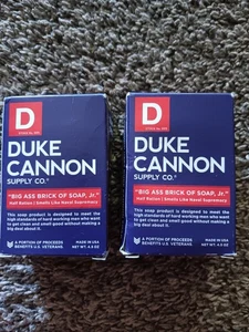 2 Duke Cannon Supply Co BIG ASS BRICK of Soap Smells Like Naval Diplomacy 4.5oz - Picture 1 of 3