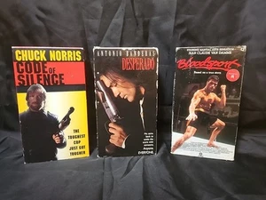 Bloodsport VHS Tape 1994 , Desperado, Code Of Silence CntrVhs1 - Picture 1 of 1