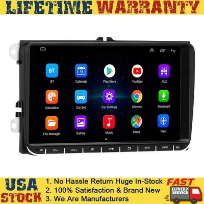 Radio Carplay Compatible para VW Volkswagen Jetta Passat 9" EE. UU. A EE. UU. Stock Gratis Foto 1 de 4