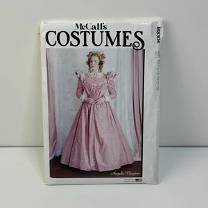 1800s Tea Dress Belt Costume Cosplay Size 14-22 UNCUT Pattern m8304 - Picture 1 of 2