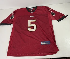 JOSH FREEMAN Tampa Bay BUCCANEERS Football REEBOK Sewn Size 54 Red Jersey NFL - Picture 1 of 19