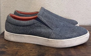 ETRO 12017 Milano Men’s Shoes Slip On Sneakers Jaquard Blue Orange Sz. 14 C - Picture 1 of 5
