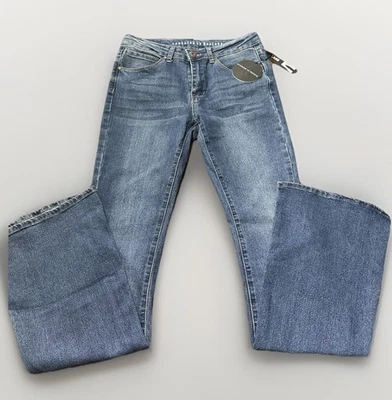 Pantalones de mezclilla para mujer Articles of Society Bell Bottom azules talla 27 - nuevos con etiquetas Foto 1 de 4