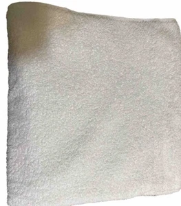 Set of 6, hotel or spa white bath towels, 24.5x50 - Picture 1 of 5