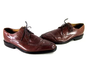 COLE HAAN AIR JACKSON SPLIT TOE OXFORD DRESS SHOE SADDLETAN LEATHER US SZ 10.5 M - Picture 1 of 5