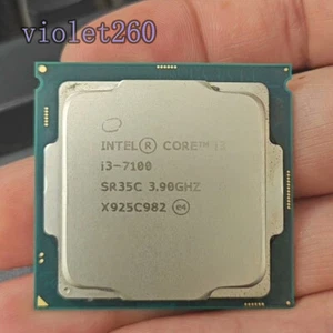 7th Gen Intel Core i3-7100 LGA 1151 CPU Processor Dual-Core 3.90 GHz 51W Desktop - Picture 1 of 1