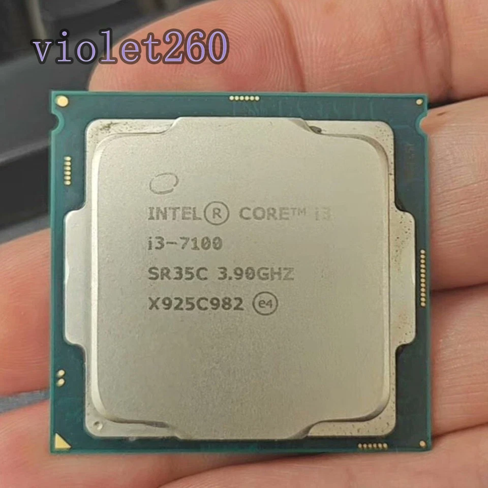 7th Gen Intel Core i3-7100 LGA 1151 CPU Processor Dual-Core 3.90 GHz 51W Desktop - Image 1 of 1