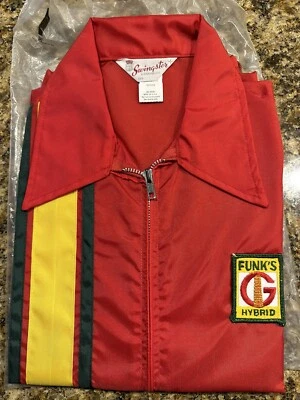 Vintage Swingster Funk’s Hybrid Full Zip Windbreaker Jacket Nylon Medium (NOS) - Image 1 of 4