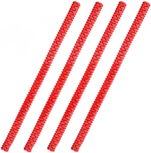 Silicone Oven Rack Guards 4 Pack, Heat Resistant Oven Rack Shields,Oven Rack Edg - Picture 1 of 12