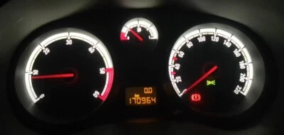 OPEL VAUXHALL CORSA D KOMBIINSTRUMENT LED UMBAUSATZ TACHO DASH - Bild 1 von 4