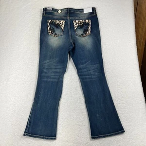 Hydraulic Nolita Jeans Damen Curvy Slim Boot 18W (37x30,5) Cheeta Print Y2K - Bild 1 von 13