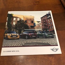 LA GAMME MINI 2016, Mini Cooper BMW BROCHURE 2016 "FRENCH VS"