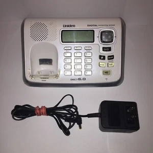 Uniden DECT2085 -2W DECT 6.0 Cordless Phone Main Base & Power Adapter - White - Picture 1 of 6