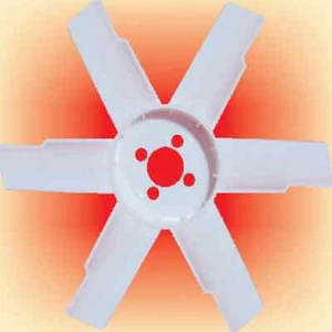 White Reverse Steel Fan Blade – 20" Radiator Cooling Blade for TATA Trucks - Picture 1 of 4